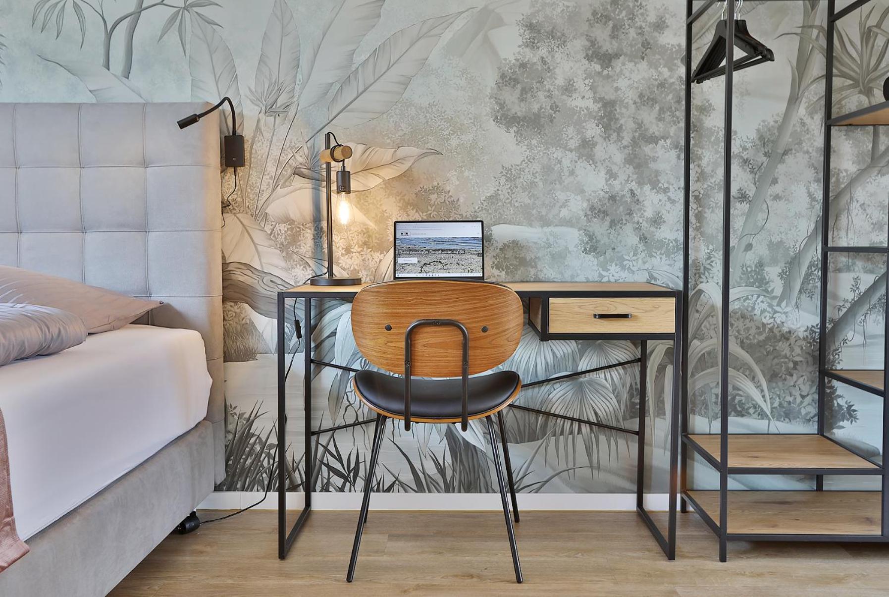 Neu! Design-Apartment Heidetraum باد فولنغبوستل الغرفة الصورة